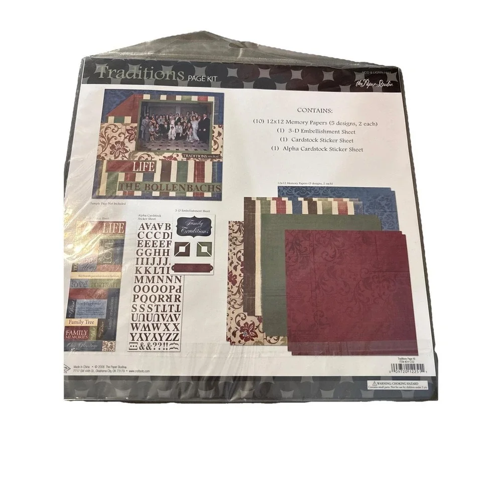 The Paper Studio Traditions Page Kit New